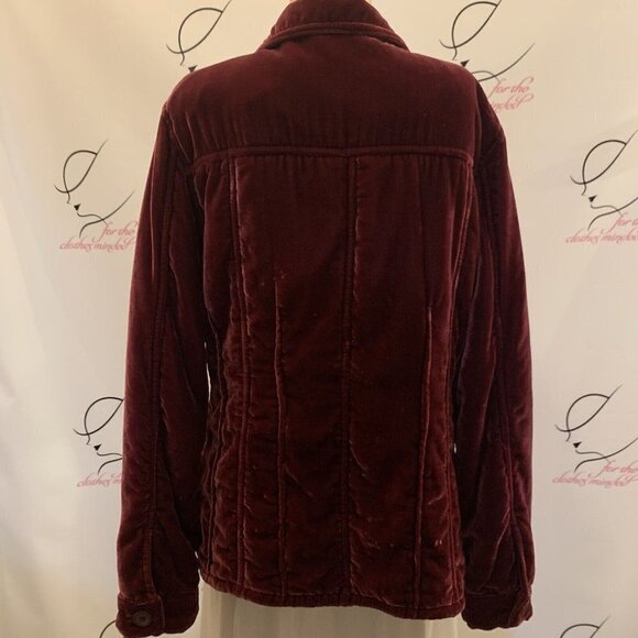 Roth LeCoven. Sz 10. Velvet Comfy Button Up Long Sleeve Jacket. 4 Pockets. WTC - Picture 6 of 6